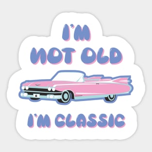 Classic Car Sticker